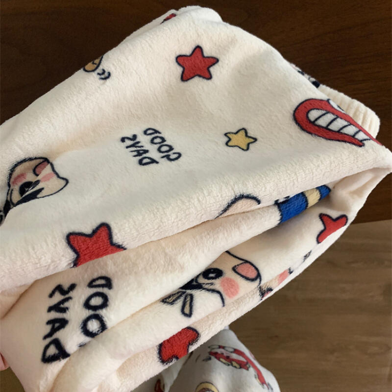 Women Shoes Jeans - Pantalones de Pijama de Felpa para