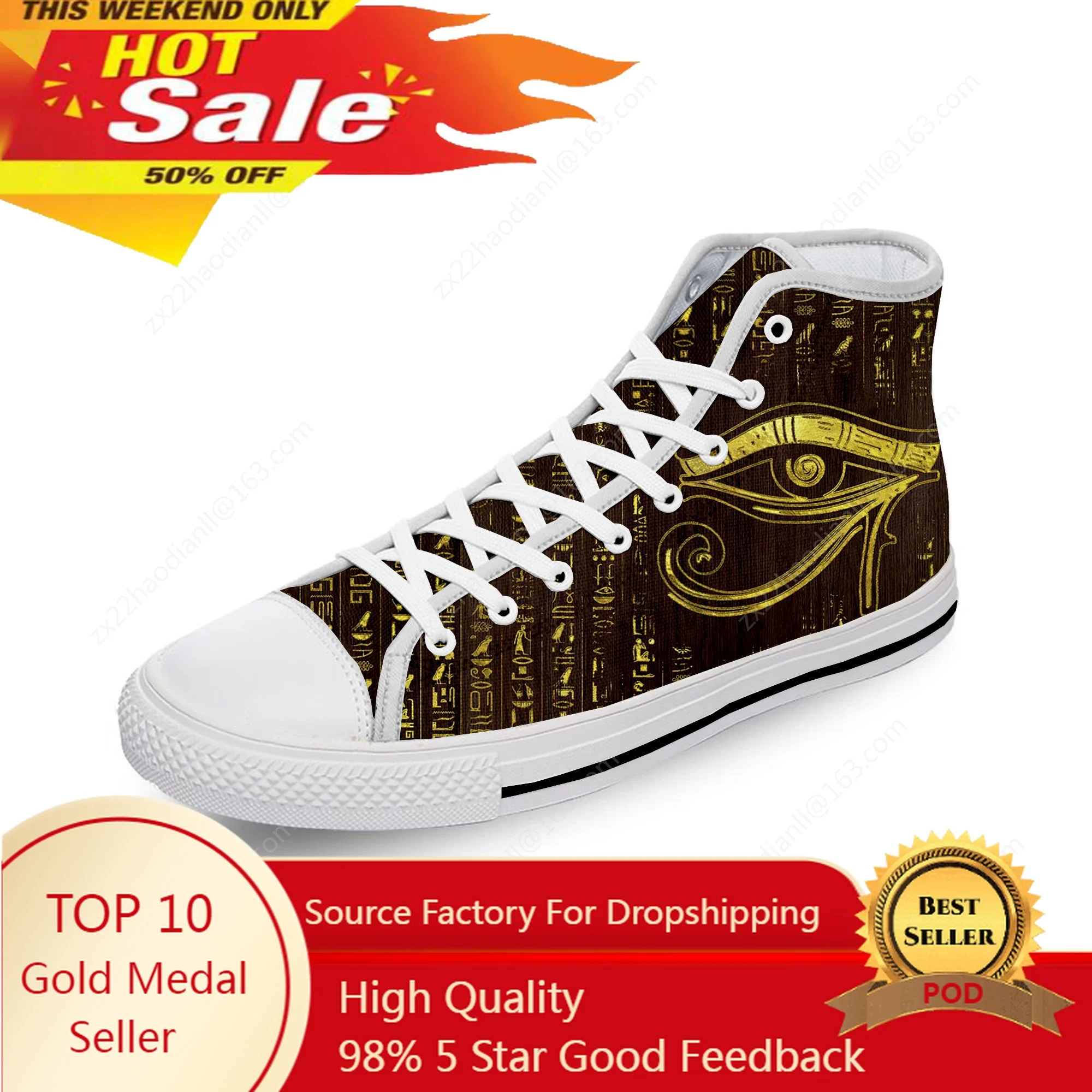 Women Shoes Egypt - Horus, Dios Egipcio, Ojo de Egipto,