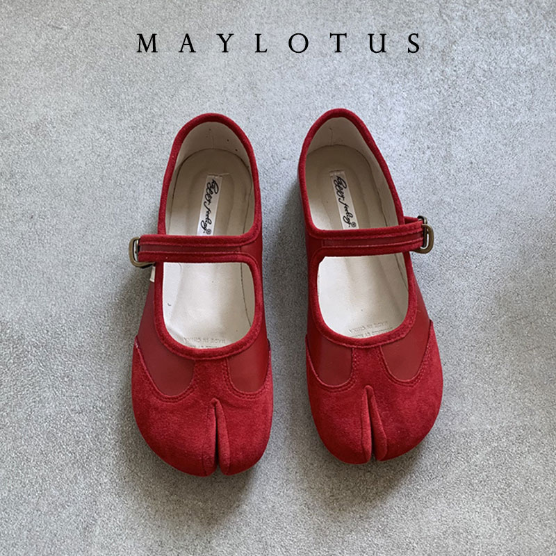 Women Shoes Jeans - Zapatos Planos Mary Jane Tabi para