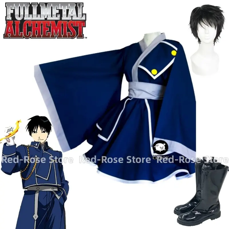 Women Shoes Japan - Anime Fullmetal Alchemist Roy Mustang Vestido