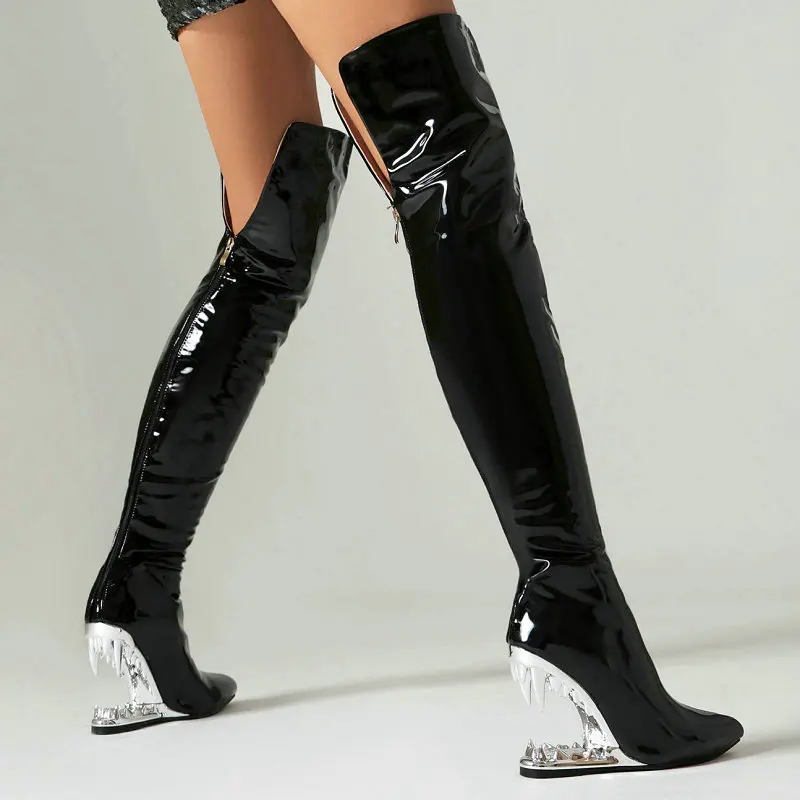 Women'S Shoes Yellow - Botas largas hasta el muslo de