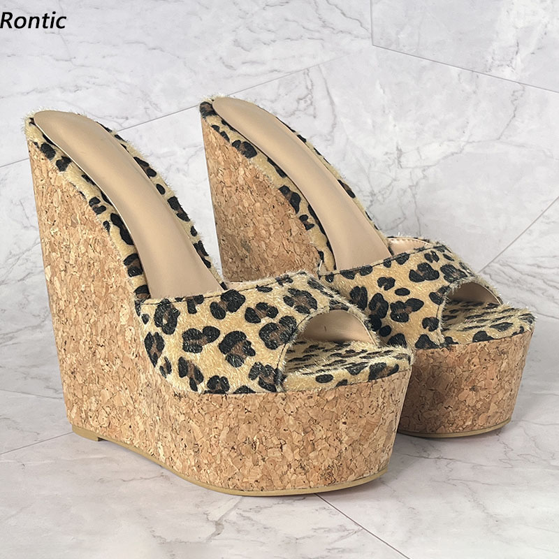Rontic, sandalias de plataform - Cork Wedge Sandal reseña y precio