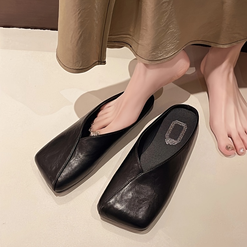 Sandalias Planas Versátiles co - Slip On Mule Flat reseña y precio