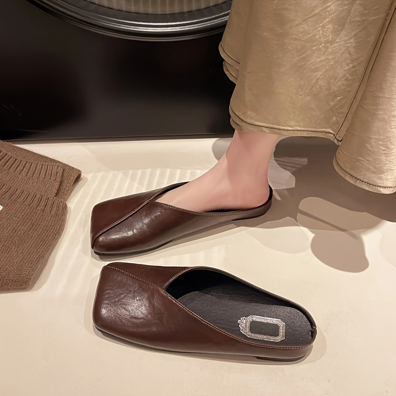 Sandalias Planas Versátiles co - Slip On Mule Flat reseña y precio