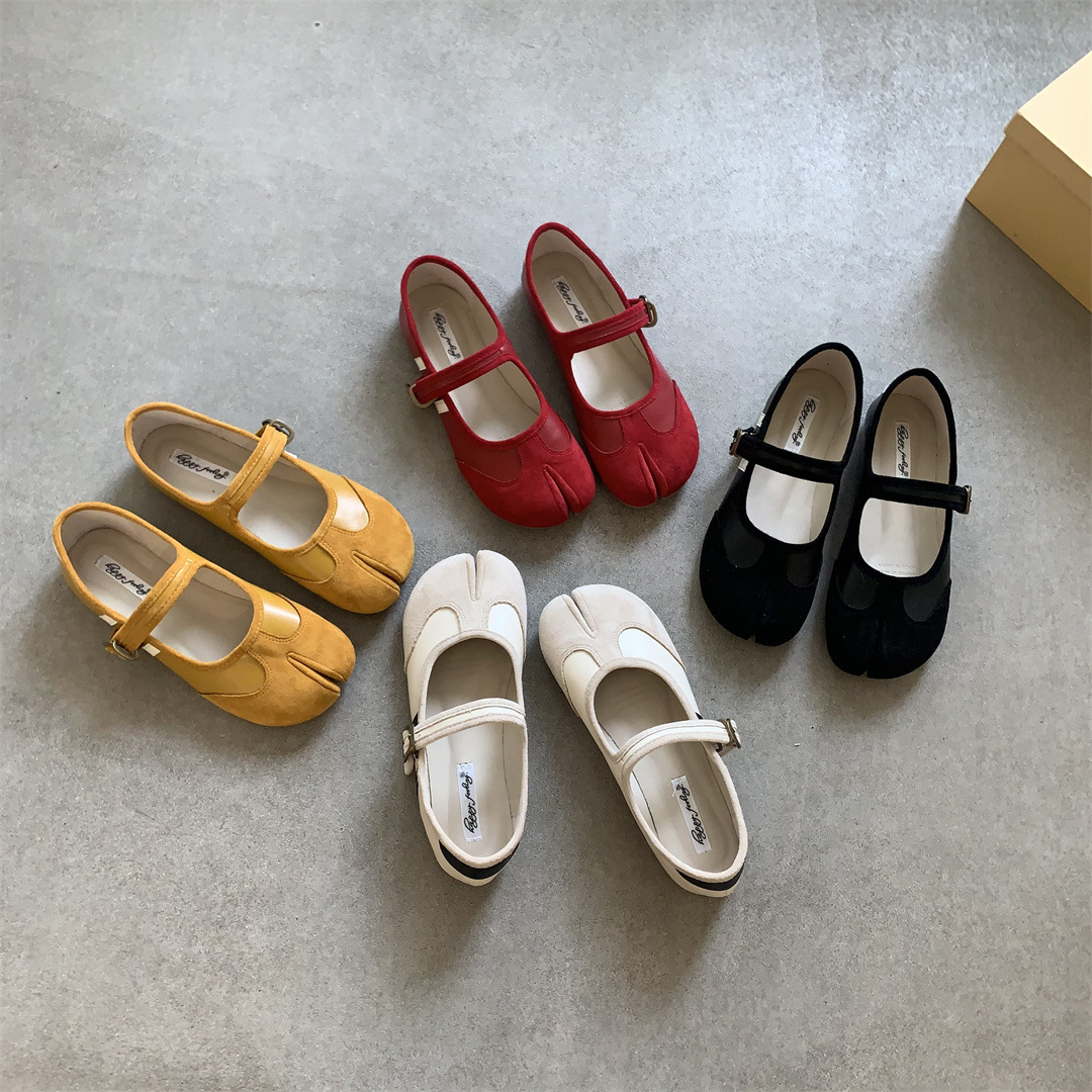 Zapatos Planos Mary Jane Tabi  - Women Shoes Jeans reseña y precio