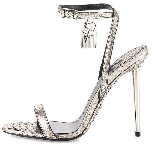 Sandalias de tacón alto puntia - Women Shoes Jeans reseña y precio
