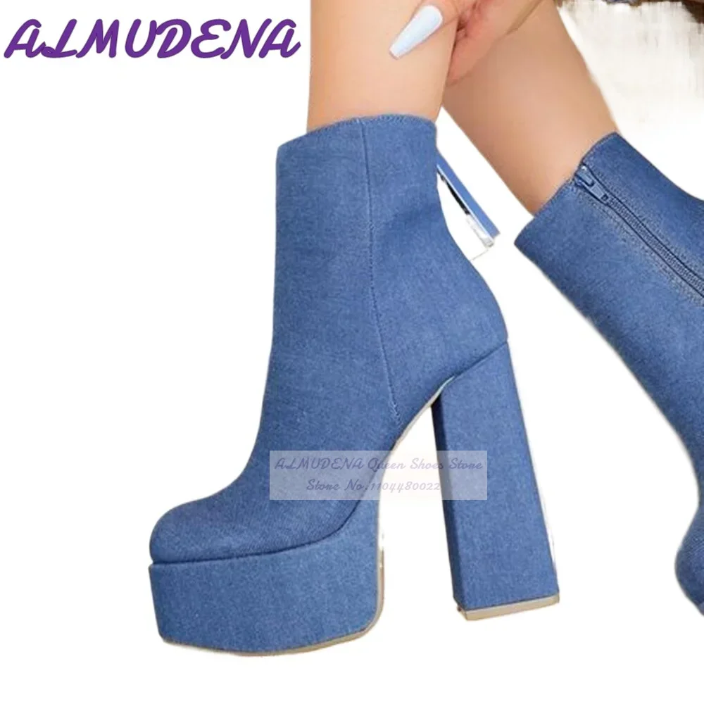 ALMUDENA, botines de tacón de  - Women Shoes Jeans reseña y precio